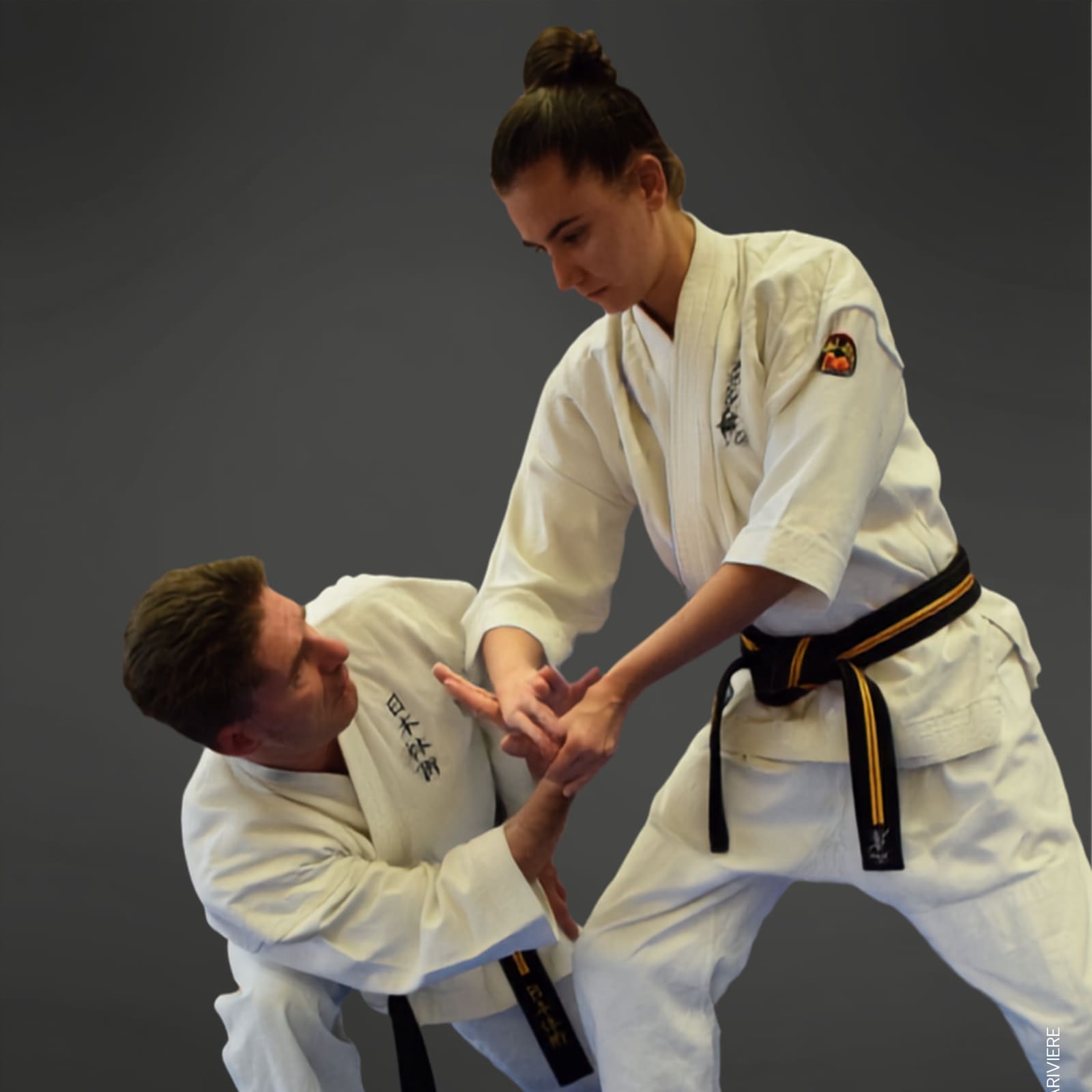 Clé de poignet enseignée en Nihon Taï-jitsu au Kobukaï, à Séné