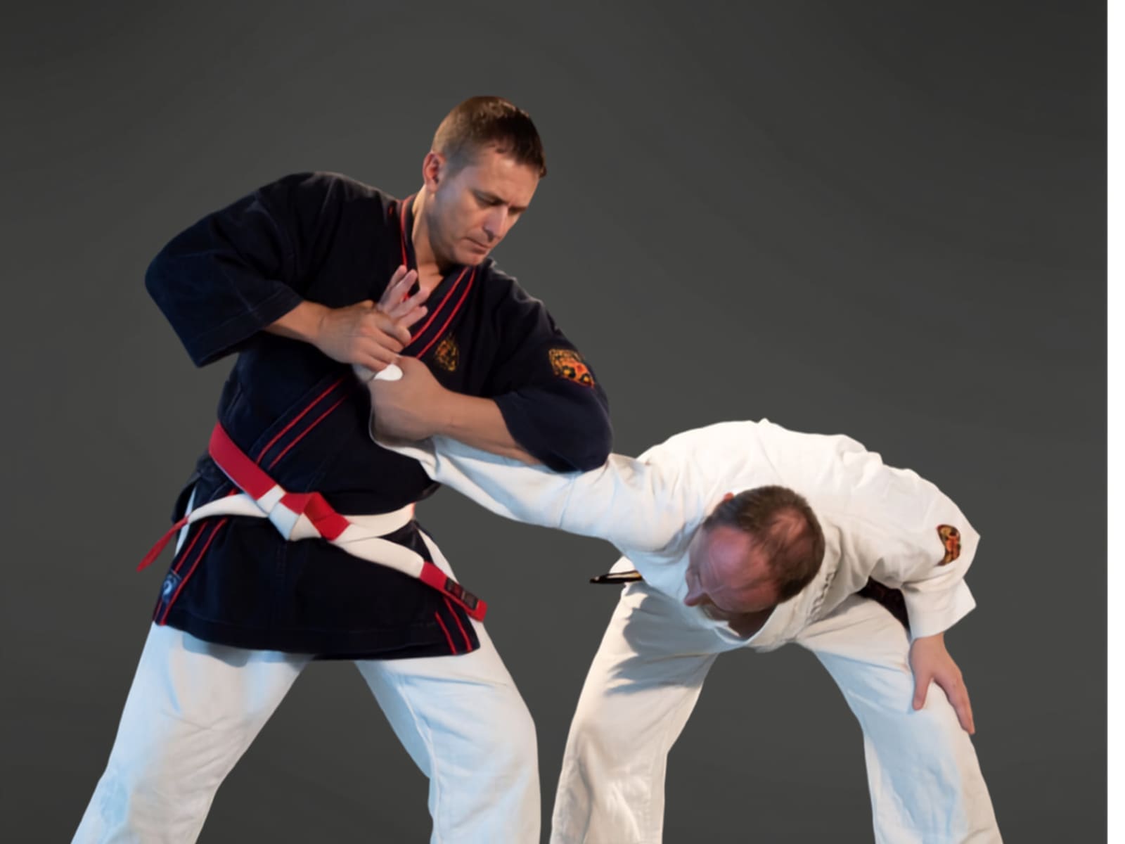Contrôle articulaire debout enseigné en Nihon Taï-jitsu au Kobukaï, à Séné