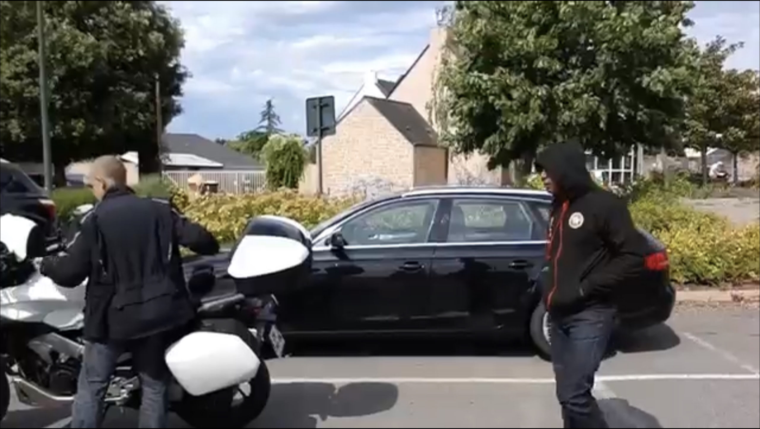 Agression à moto